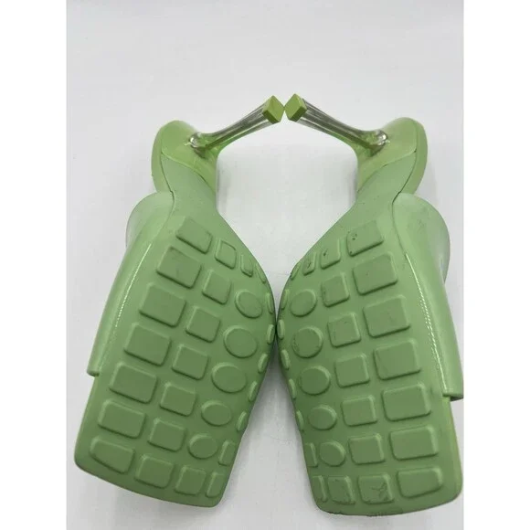 Women’s Bottega Veneta Rubber Mule Sandals in color pistachio Size 41 - Picture 6 of 6
